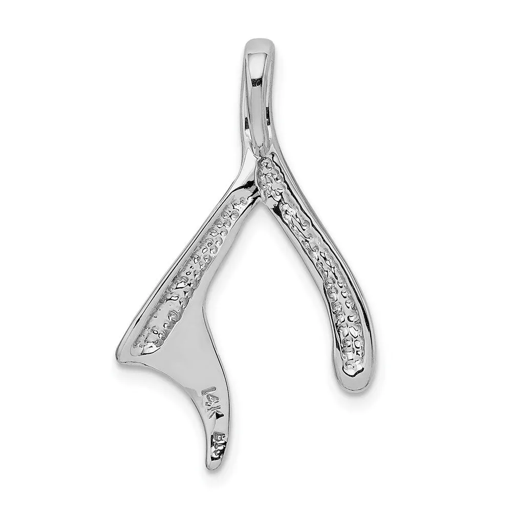 14k White Gold Slide