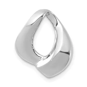 14K White Gold Slide