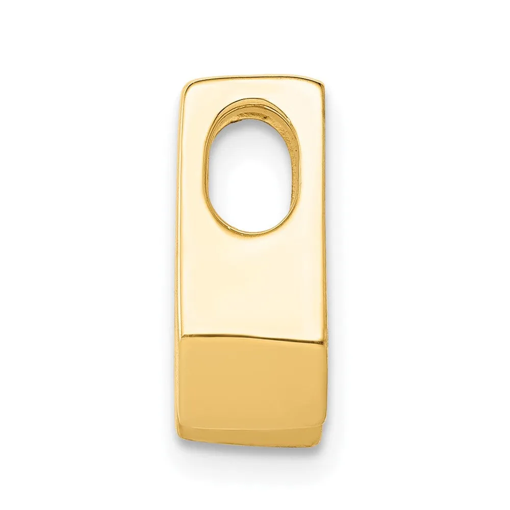14k Yellow Gold AAA 4.5mm Diamond Slide