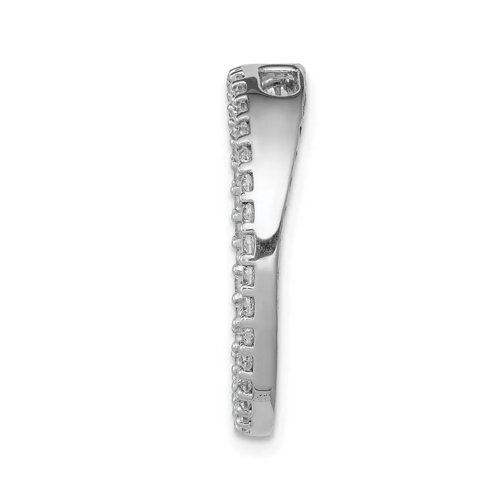 14kw Lab Grown Diamond SI1/SI2, G H I, Circle Pendant