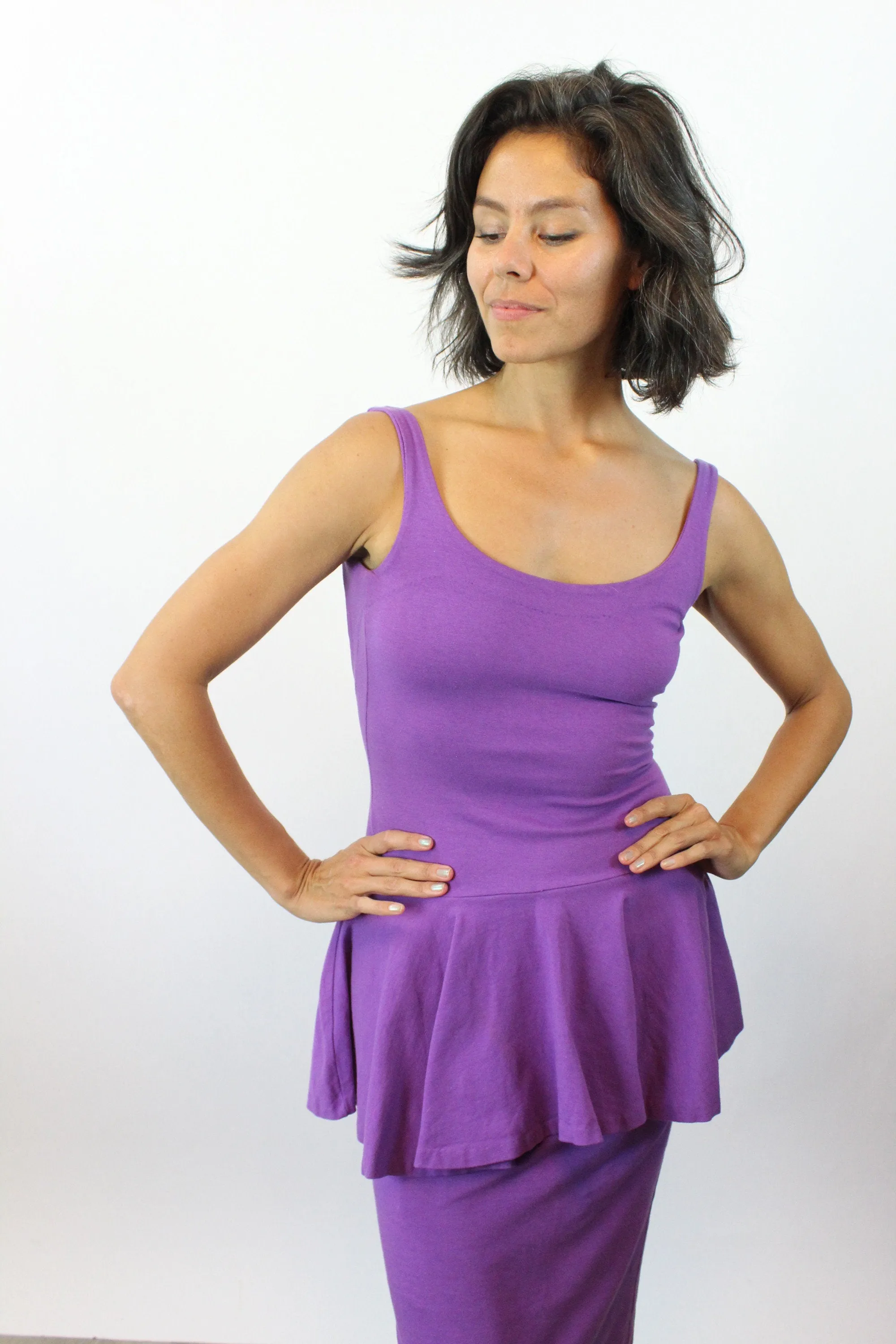 1980s PUNK Betsey Johnson PEPLUM dress xs | new spring summer