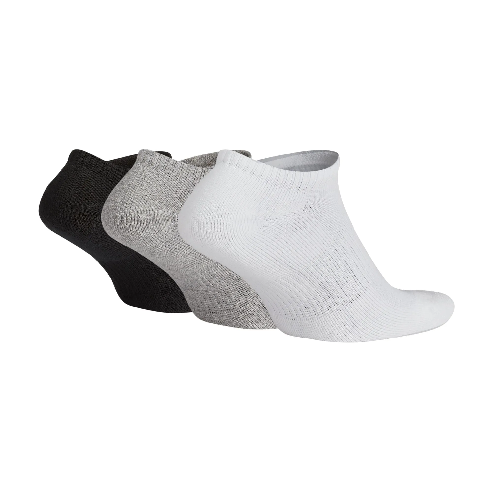 3 Pack Socks Everyday Plus Cushioned No Show (Multi Colours)