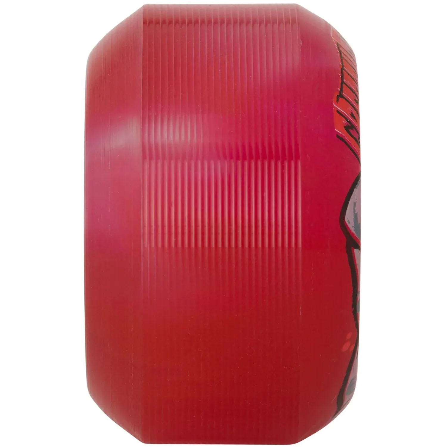 56mm DNA Curbsuckers Bloodsuckers Red Clear Swirl 95a Skateboard Wheels