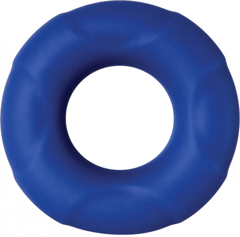 Adam and Eve Big Man Silicone  Ring - Blue
