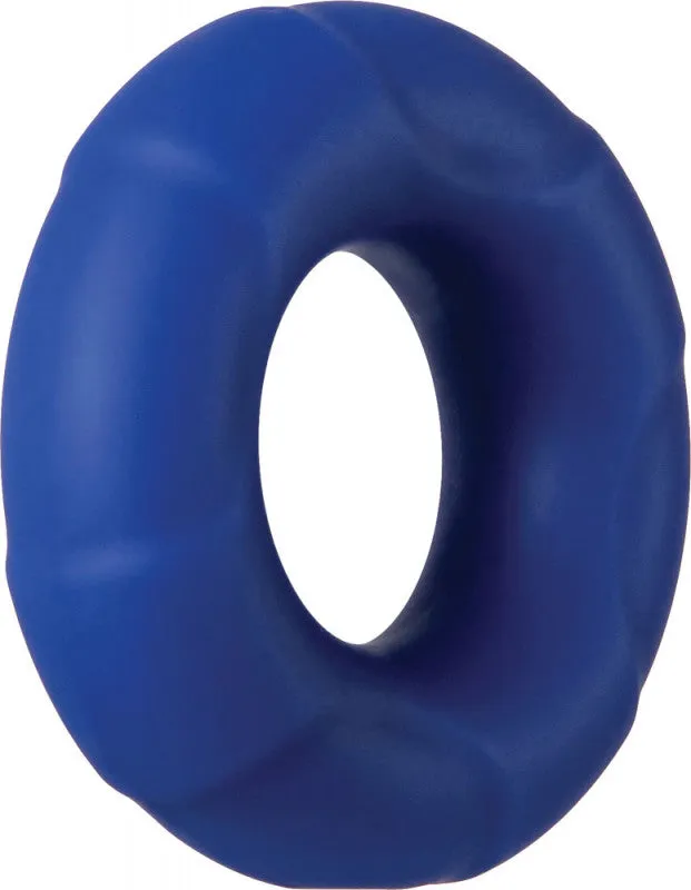 Adam and Eve Big Man Silicone  Ring - Blue