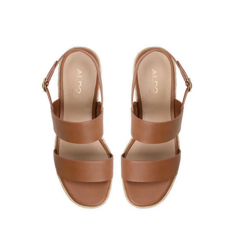 Aldo Keoni Women's Wedge Sandals - Medium Brown
