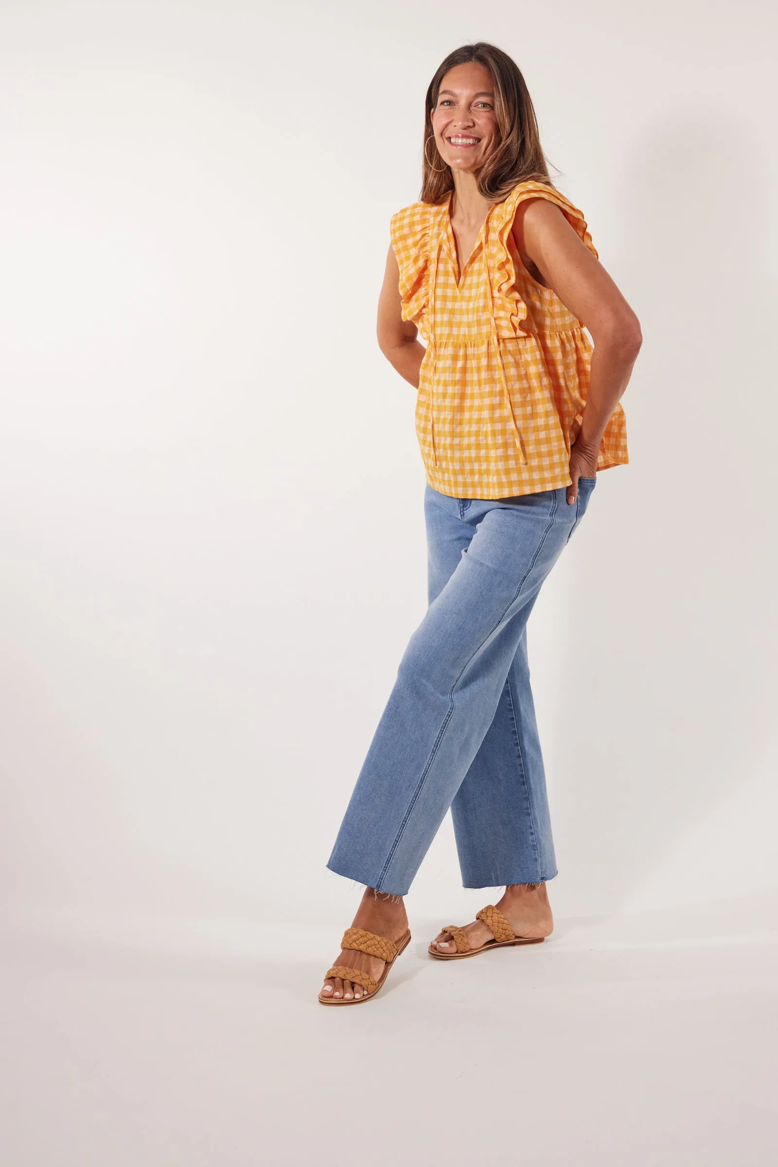 Alfresco Frill Top - Sunrise