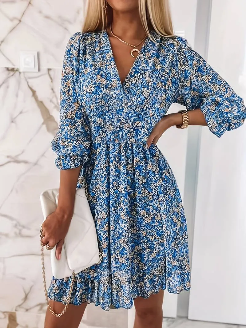 Anna – Flowy Women's Floral Dress