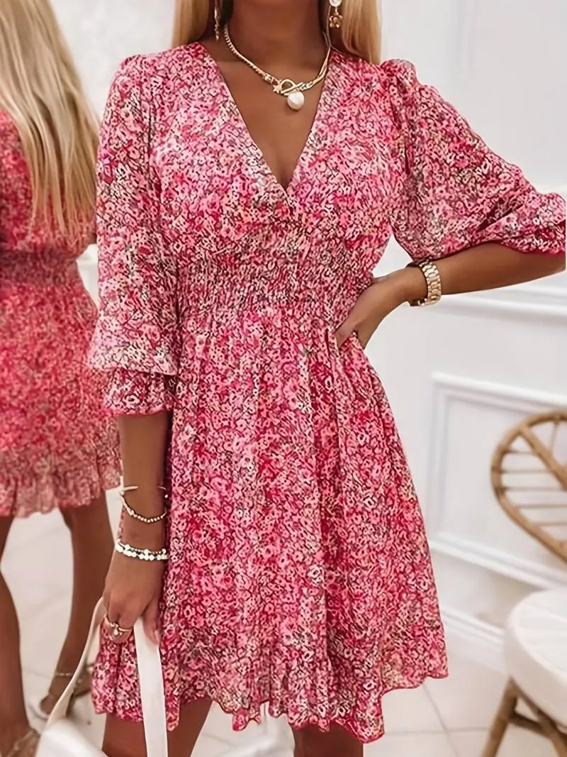 Anna – Flowy Women's Floral Dress