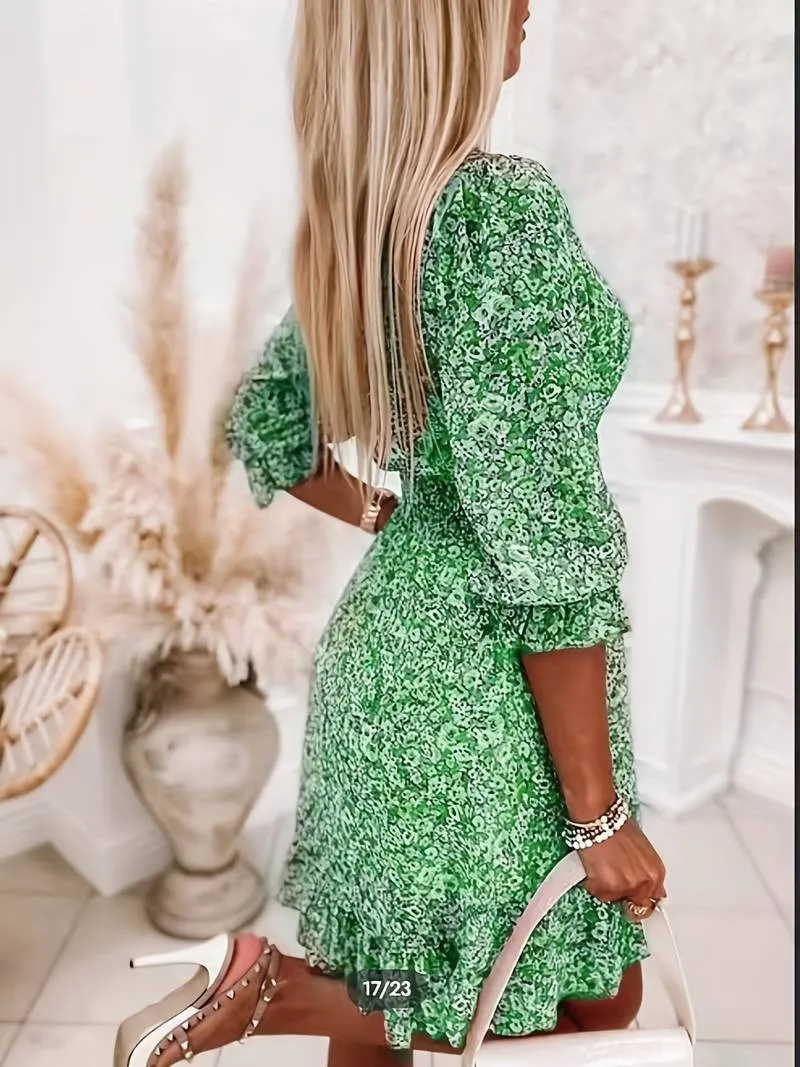 Anna – Flowy Women's Floral Dress
