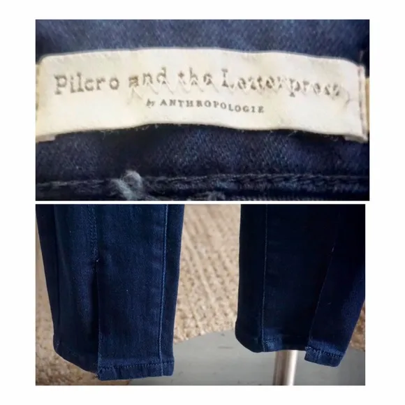 Anthropologie Pilcro High Rise Leggings Jeans 27
