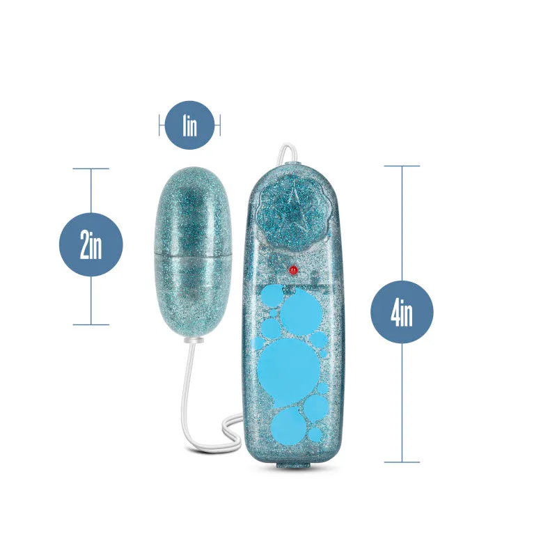 B Yours Glitter Blue Power Bullet