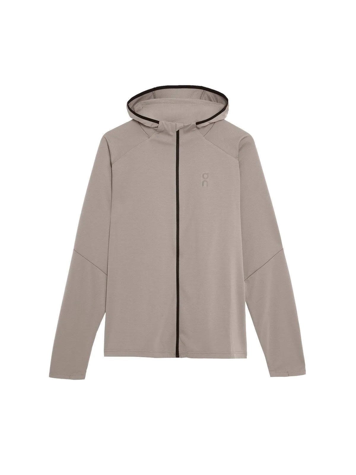 Bluza do biegania ON RUNNING Climate Zip Hoodie beżowy