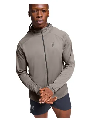 Bluza do biegania ON RUNNING Climate Zip Hoodie beżowy