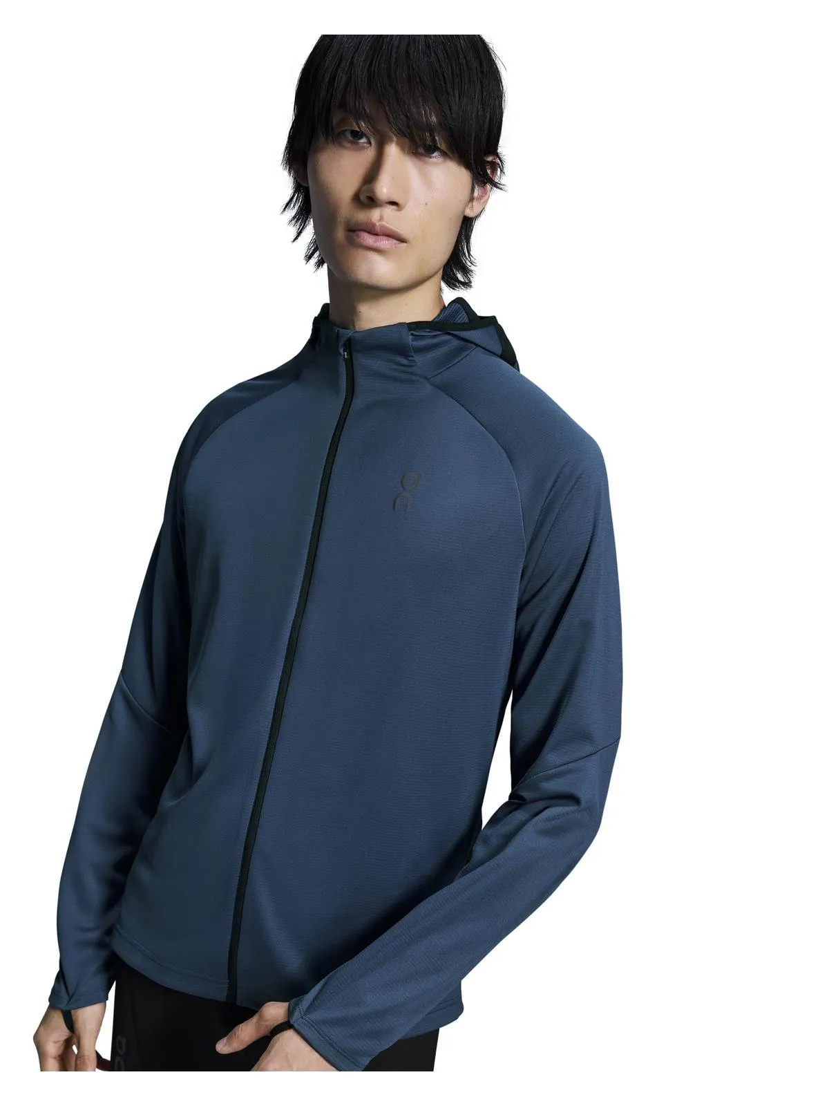 Bluza męska ON RUNNING Climate Zip Hoodie niebieski