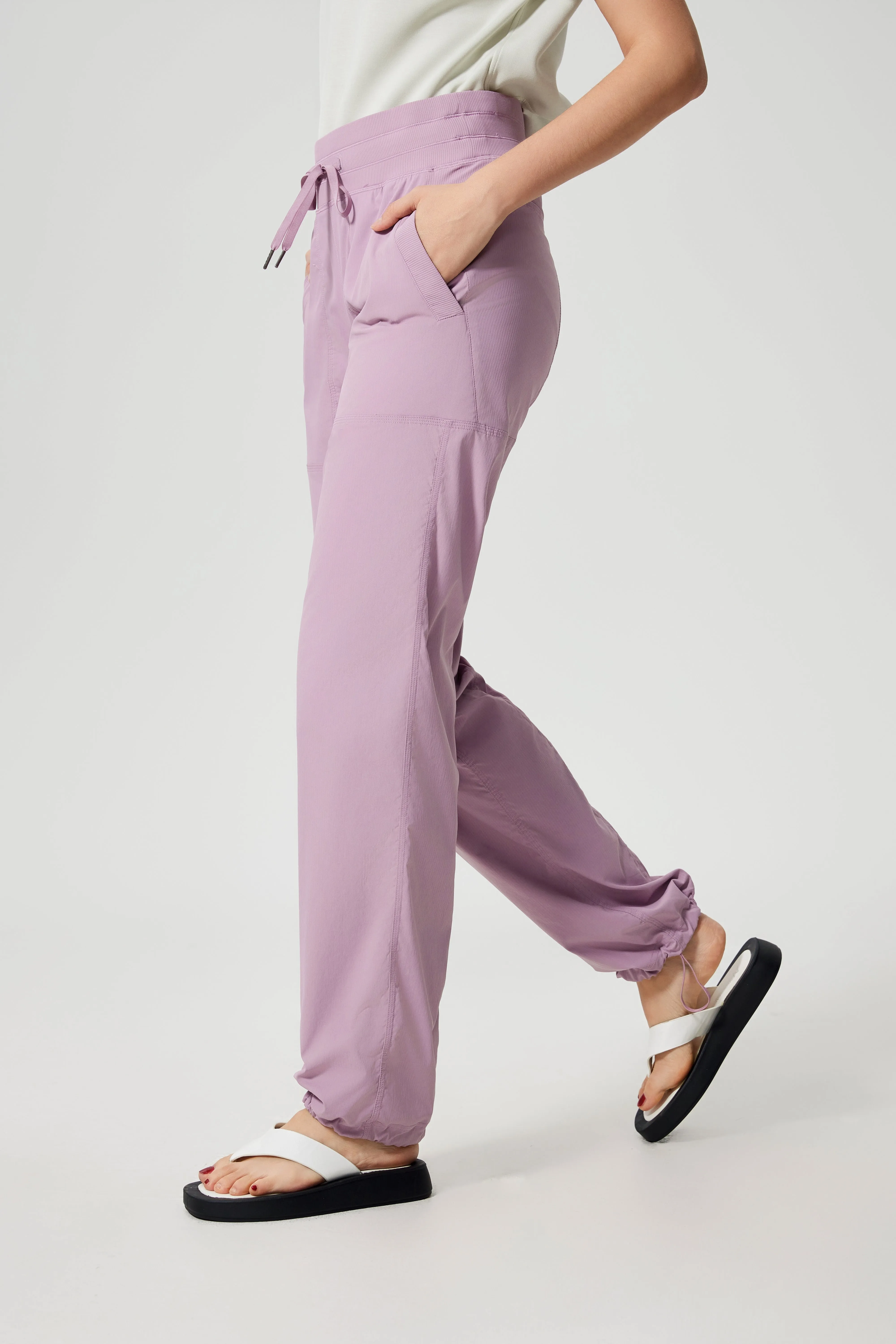 Buttery Soft & Stretchy Flow Pants With Adjustable Hems
