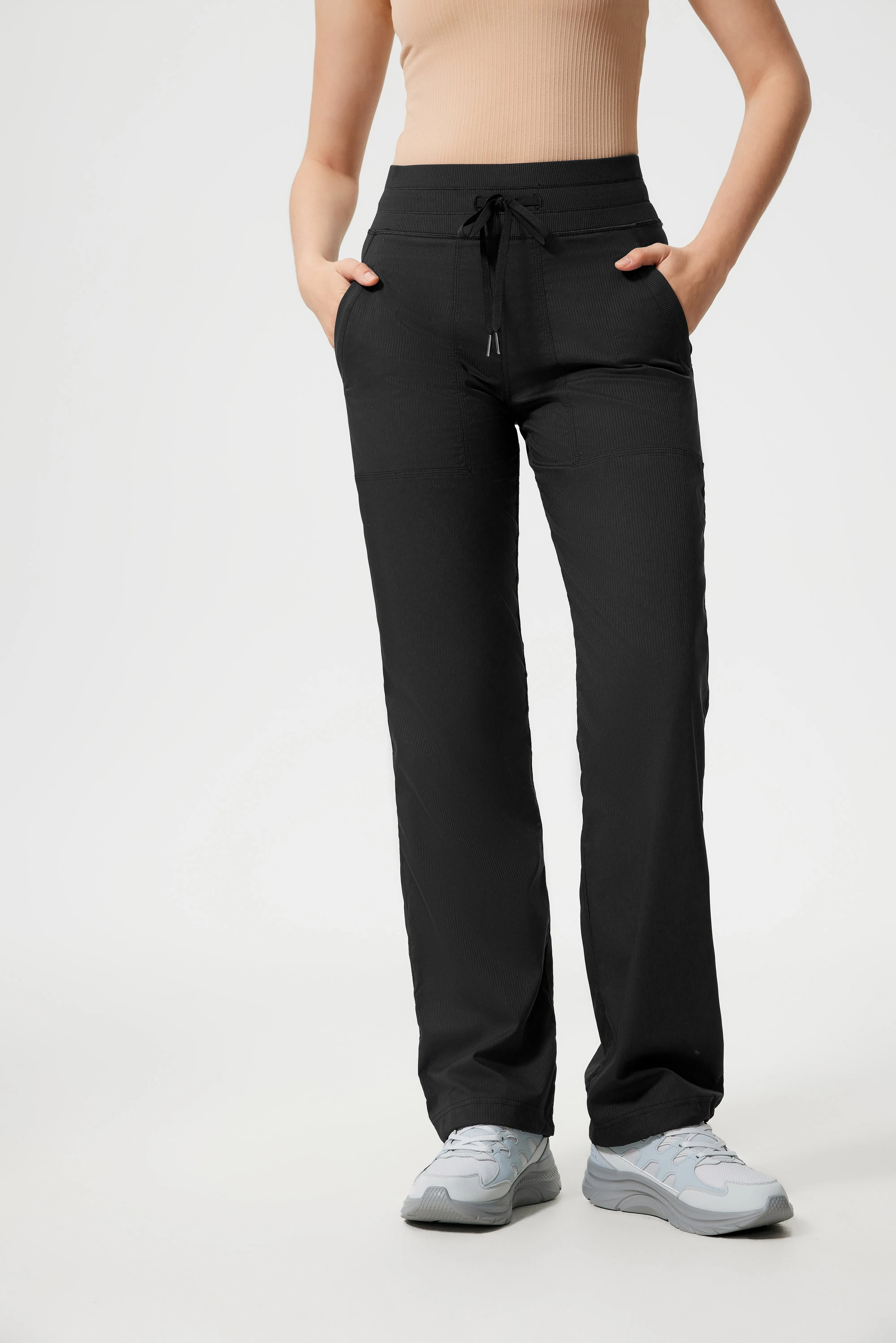 Buttery Soft & Stretchy Flow Pants With Adjustable Hems