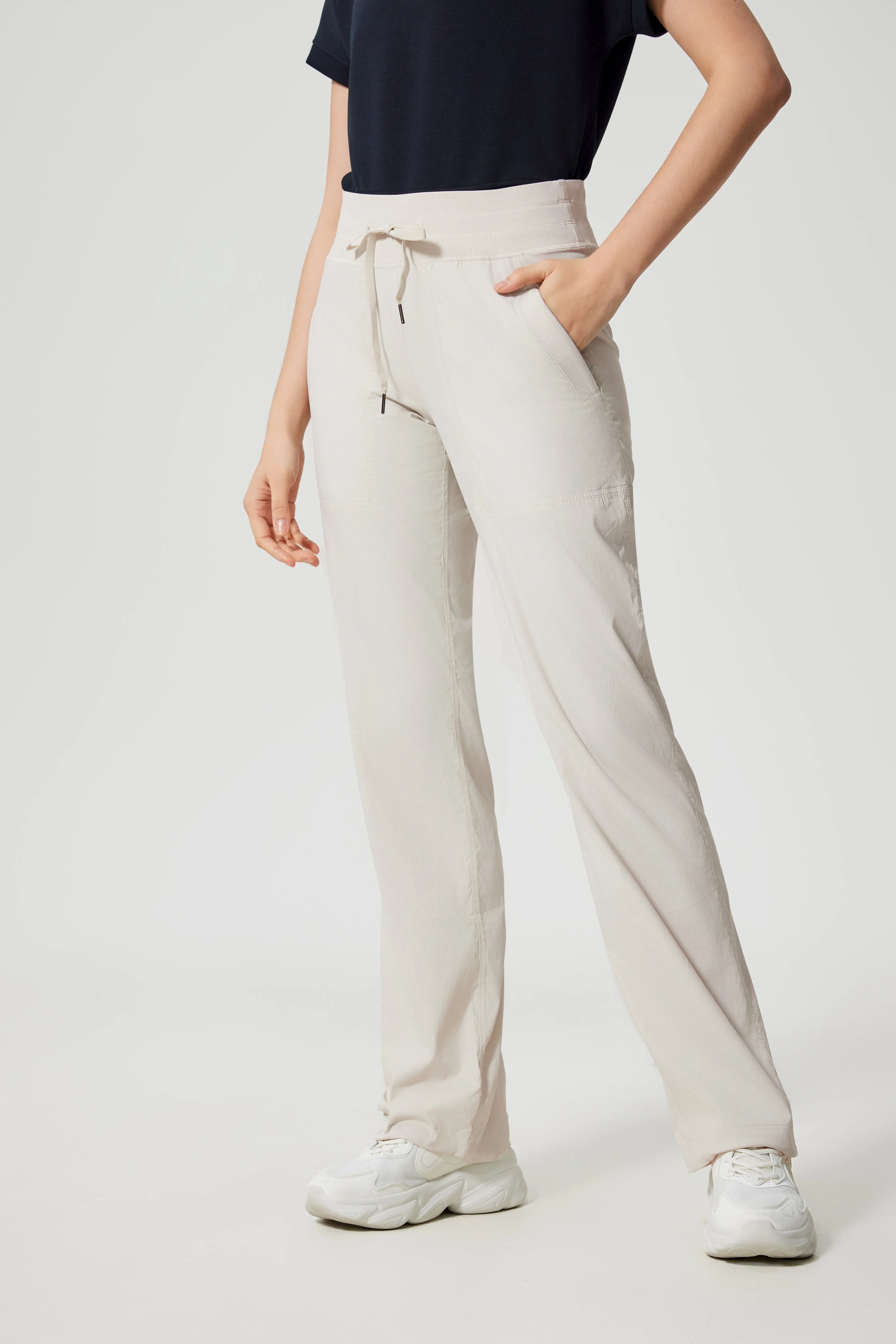 Buttery Soft & Stretchy Flow Pants With Adjustable Hems