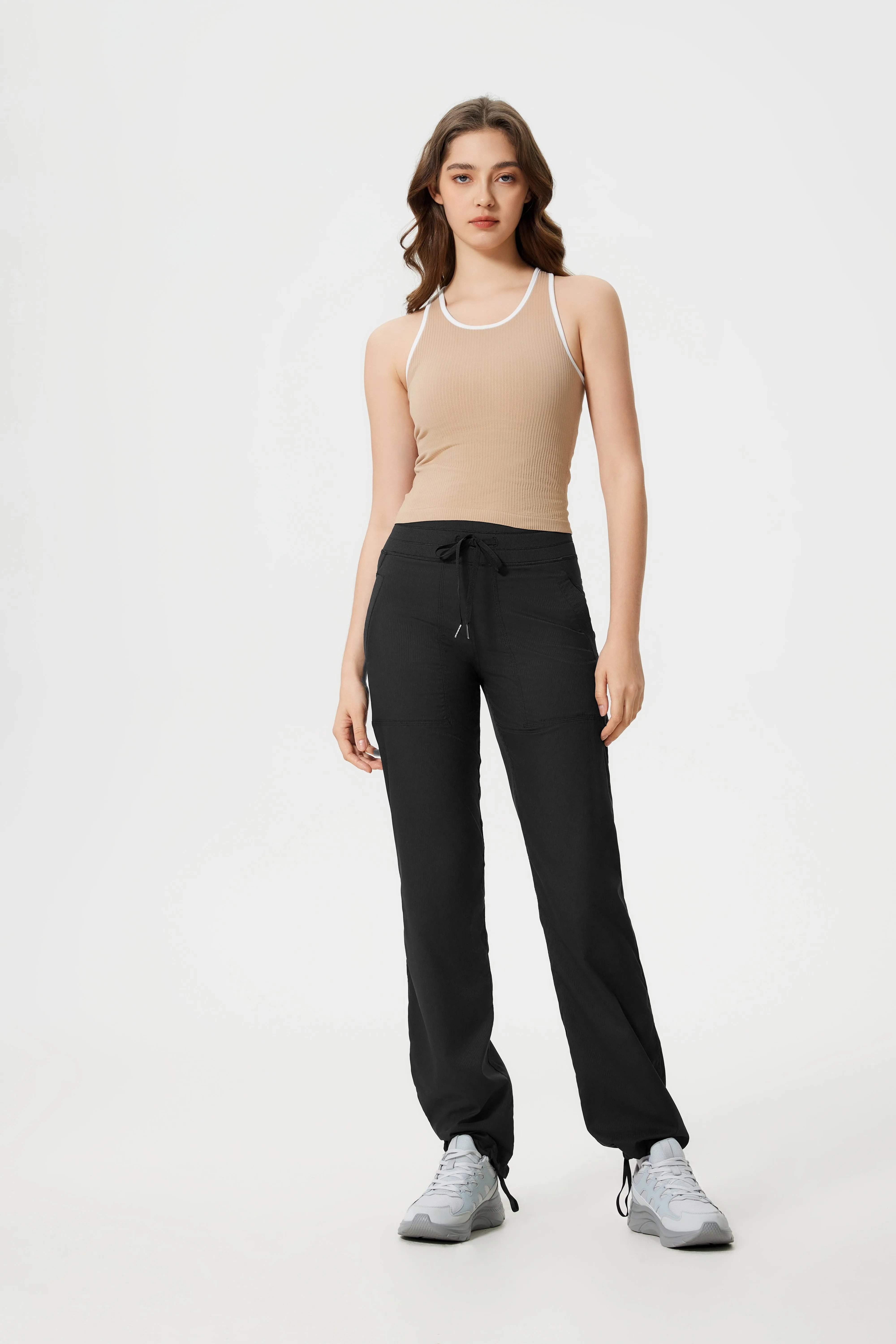 Buttery Soft & Stretchy Flow Pants With Adjustable Hems