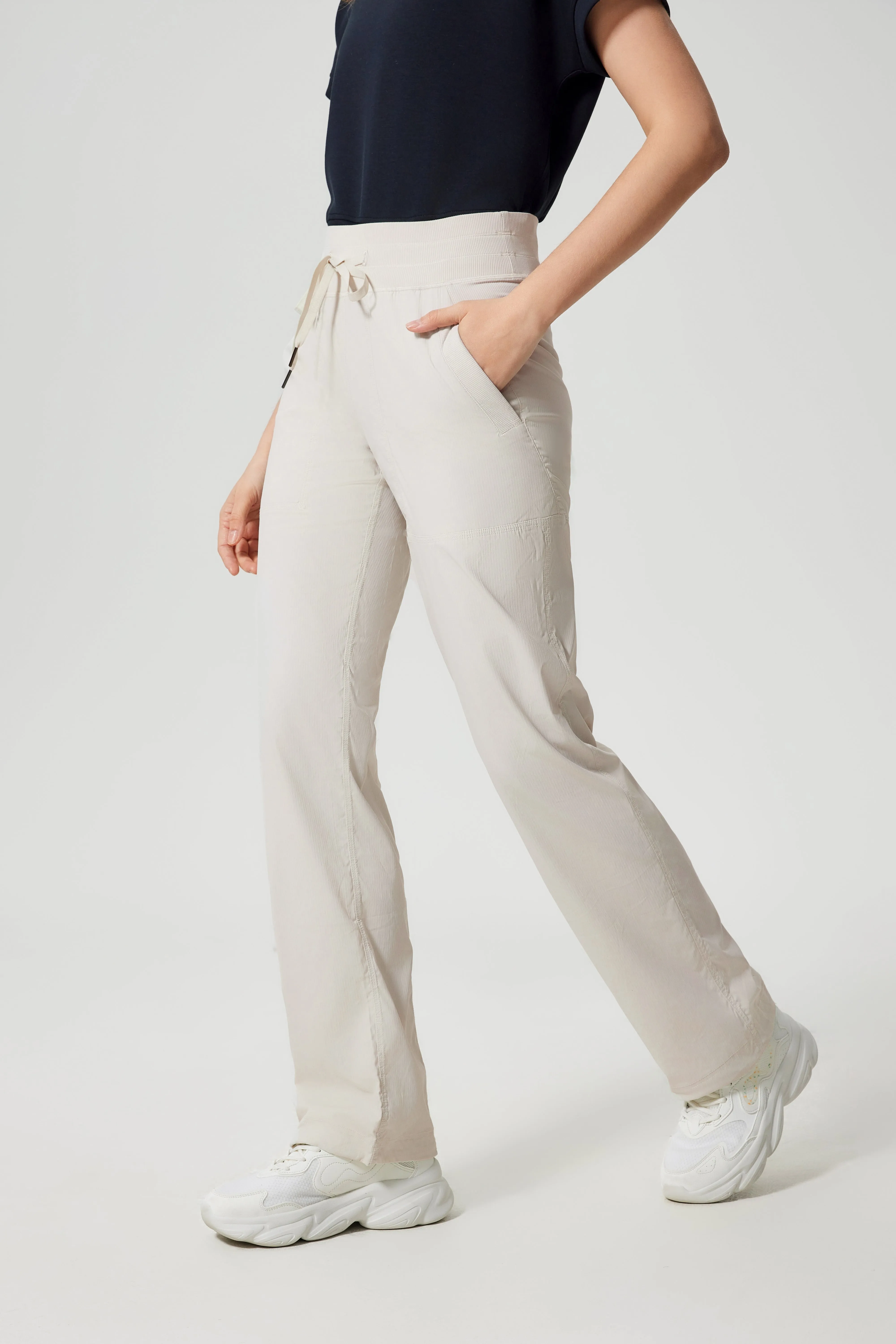 Buttery Soft & Stretchy Flow Pants With Adjustable Hems