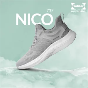 Caliber Shoes LT Grey Sport Shoes for Women (Nico 737)