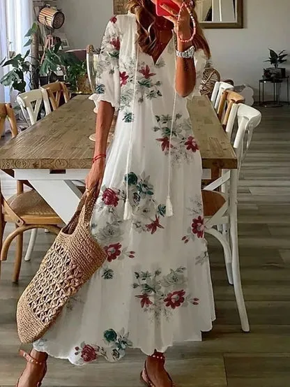 CASSIA™ - Boho Tummy Coverage Dress