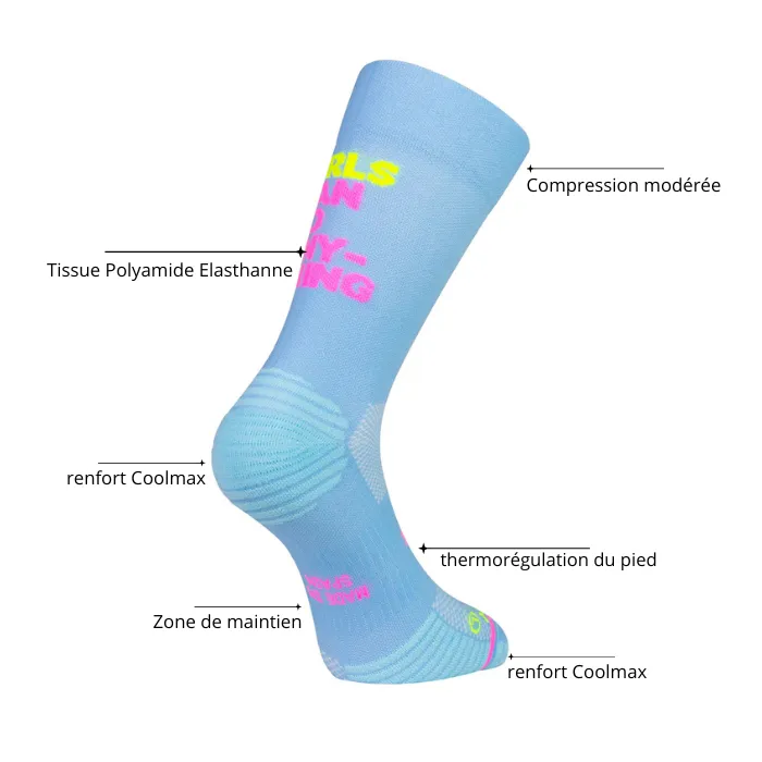 Chaussettes running Sporcks THUNDER PINK