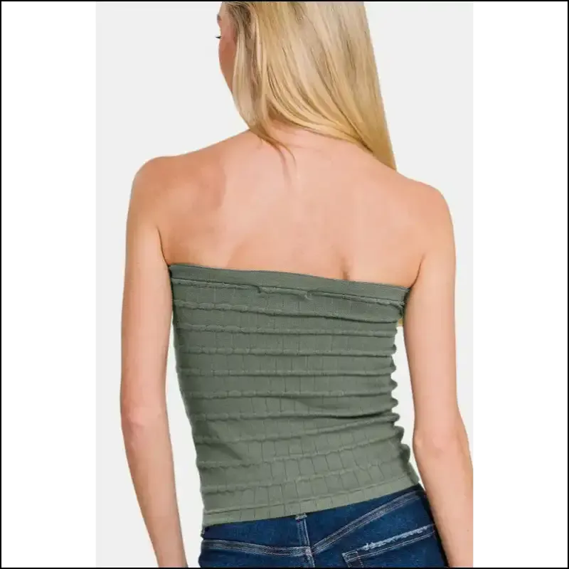 Chic Ruched Twisted Sweetheart Neck Top