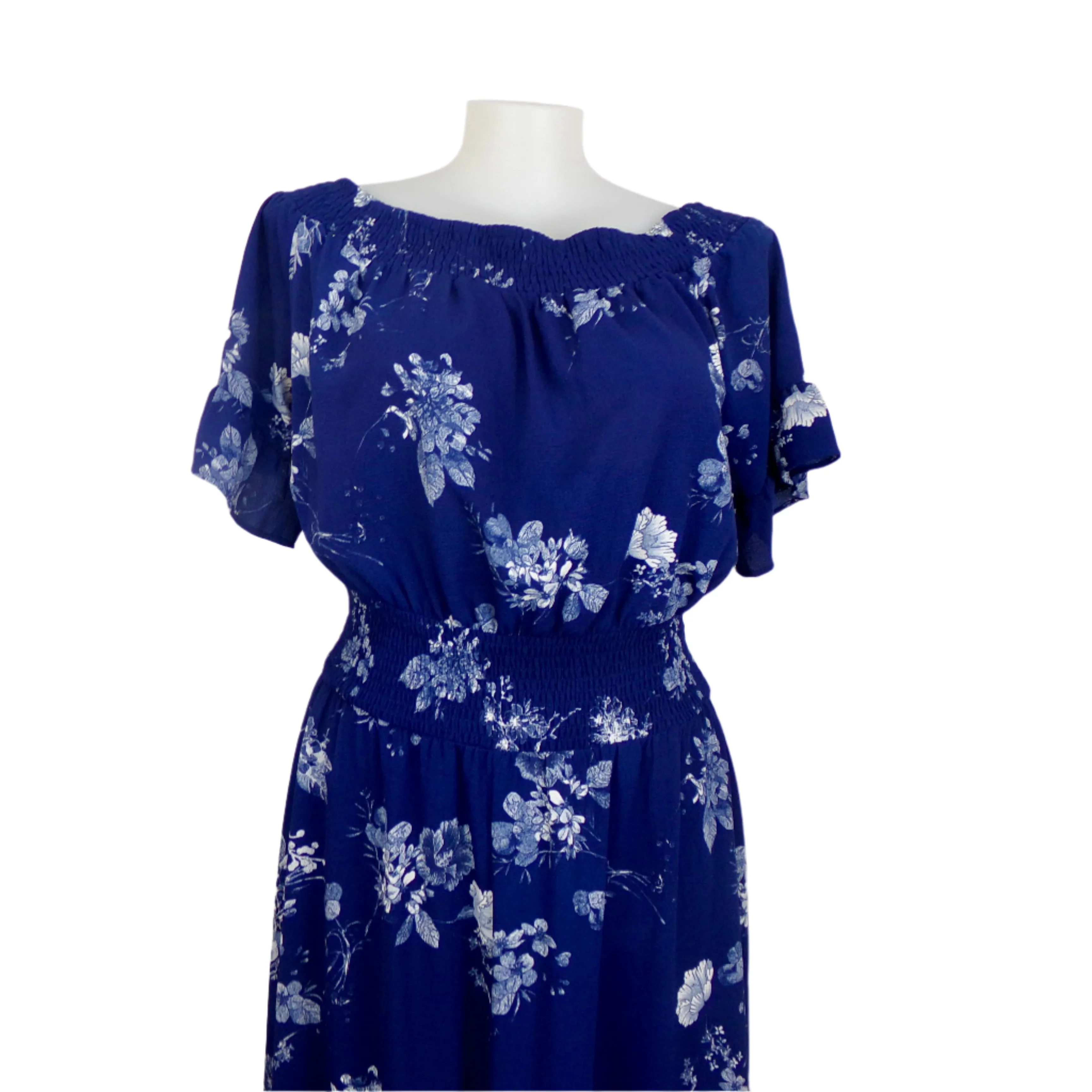 City Chic Floral Maxi Dress Size 14
