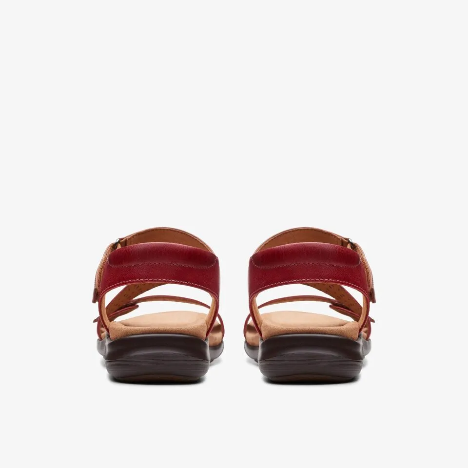 Clarks Women's Kitly Way Cherry | Navy Leather