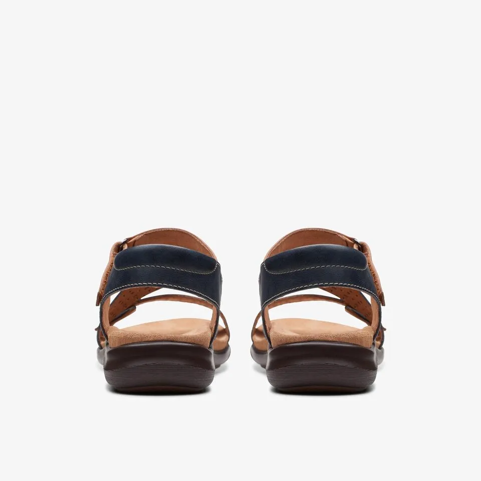 Clarks Women's Kitly Way Cherry | Navy Leather