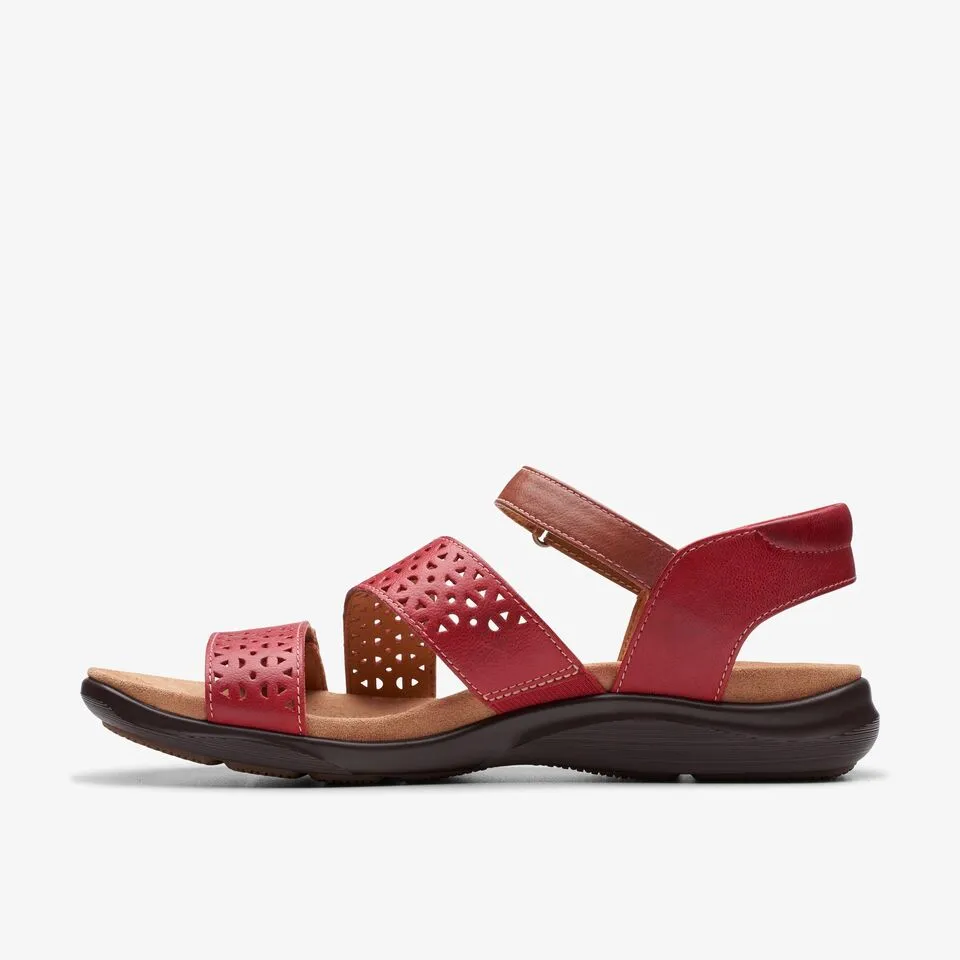 Clarks Women's Kitly Way Cherry | Navy Leather