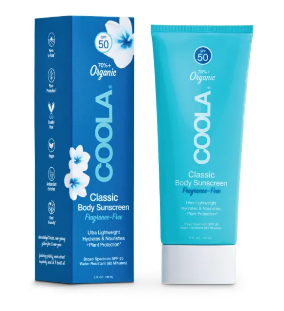 COOLA Classic Body Organic Sunscreen Lotion