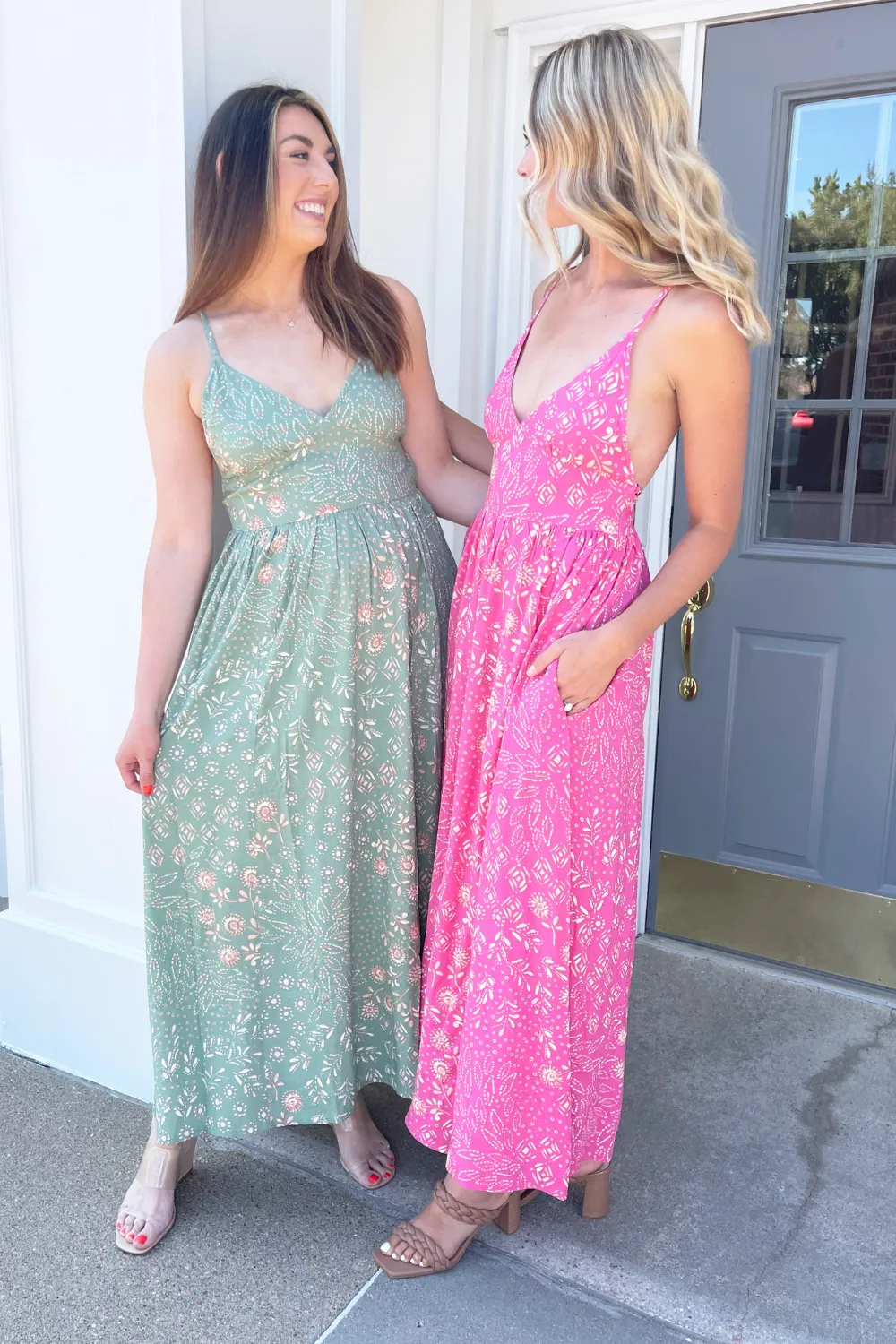Cosi Bello Woven Maxi Dress