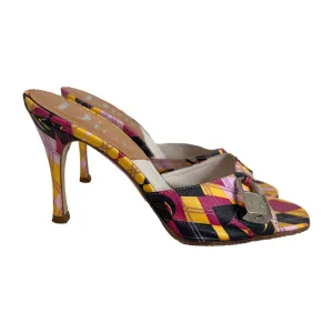 Dior Harlequin Logo Lock Heels