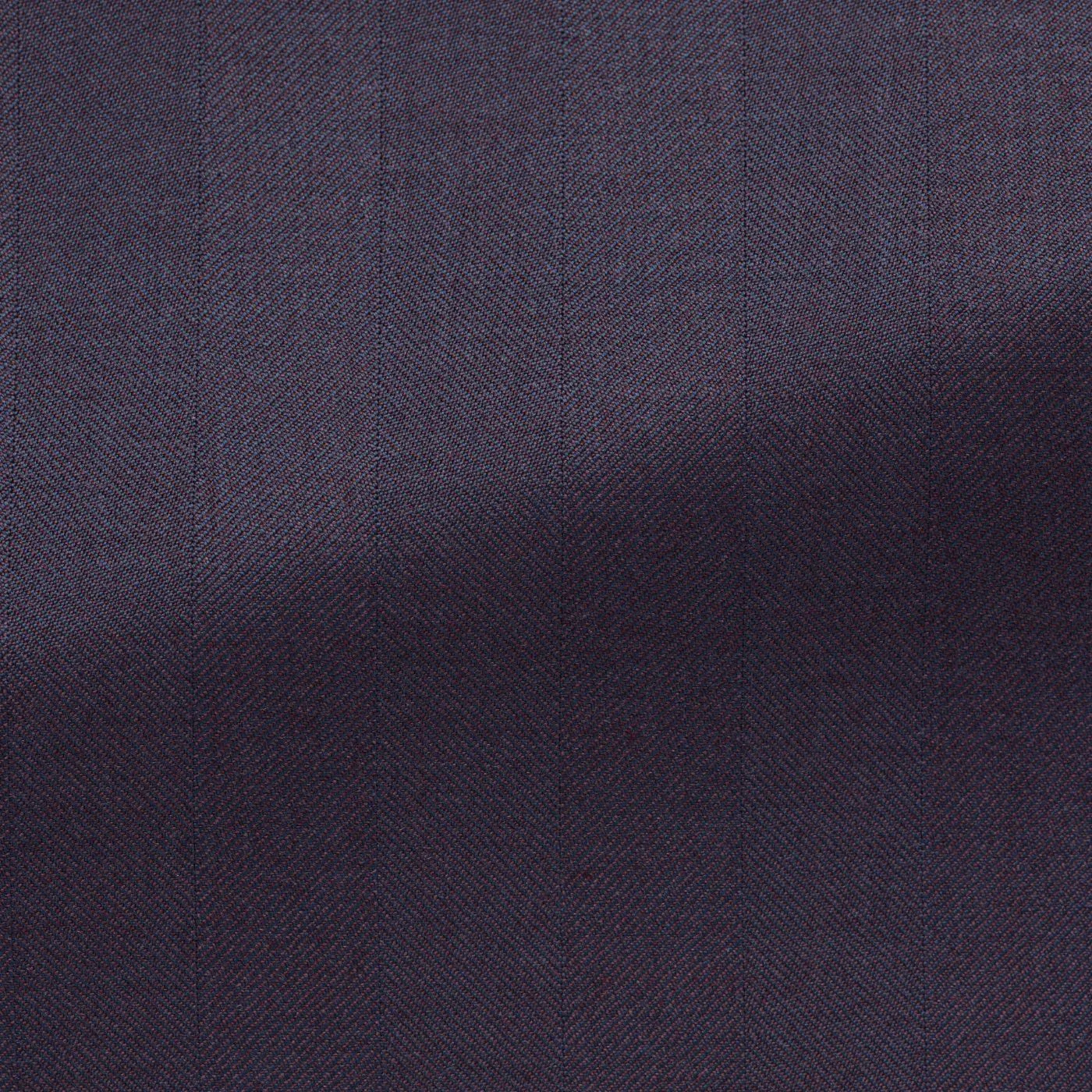 Drago Aubergine Natural Bi Stretch S130 Merino Wool Solaro Herringbone