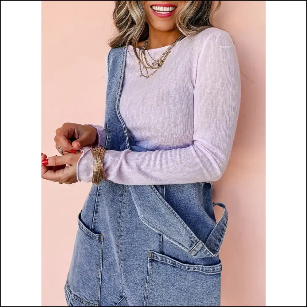 Dusk Blue Sleeveless Romper: Adult Onesie, Zero Regrets 😈