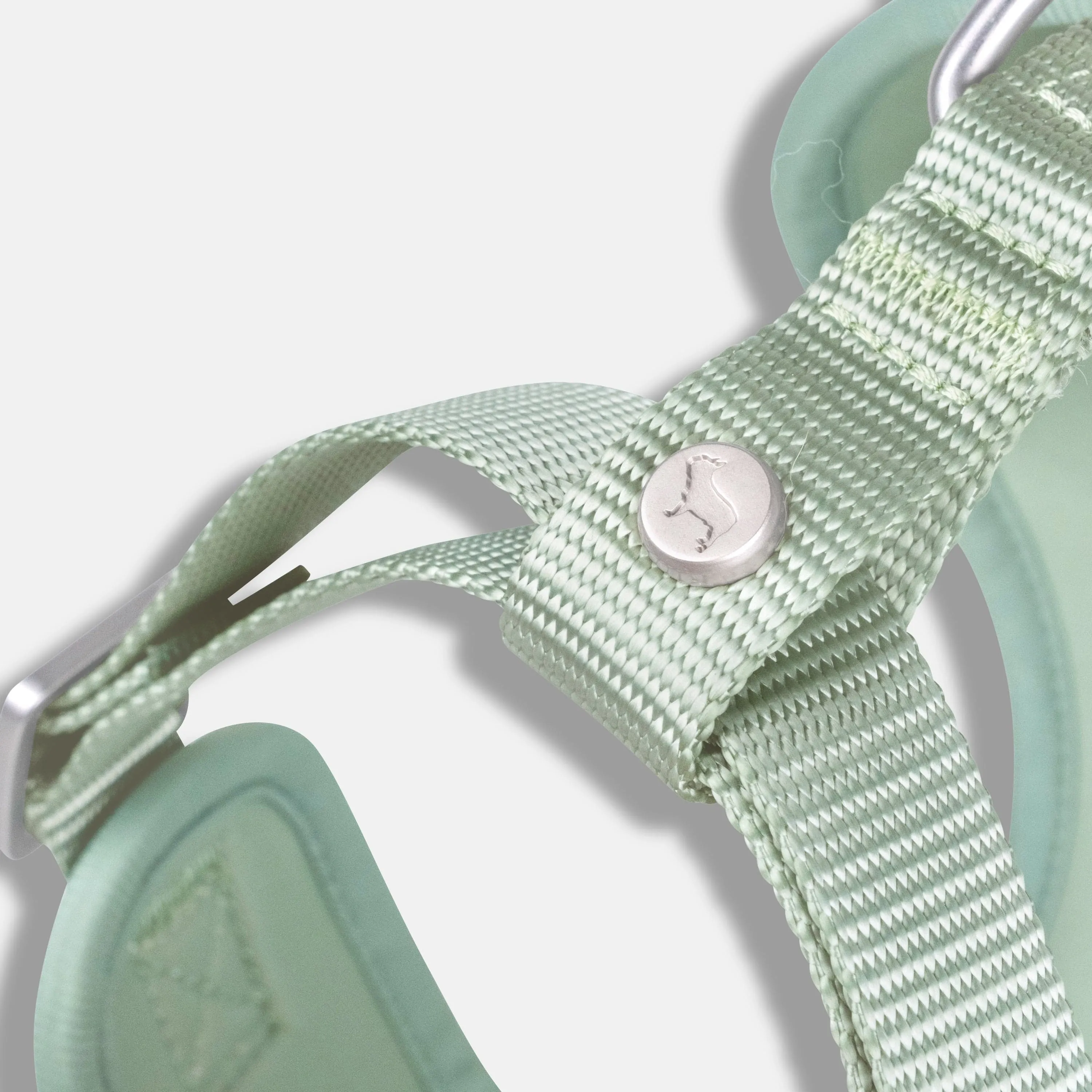 Easy Fit Nylon Fabric Cushioned Dog Harness | Pistachio Green