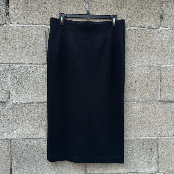 Eileen Fisher Black Stretchy Pencil Skirt M