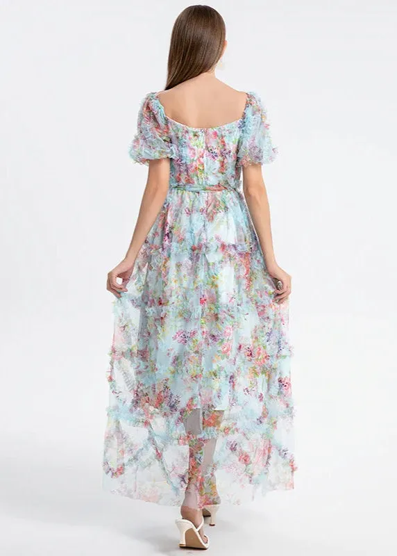 Elyse Summer Holiday Ruffles Dress