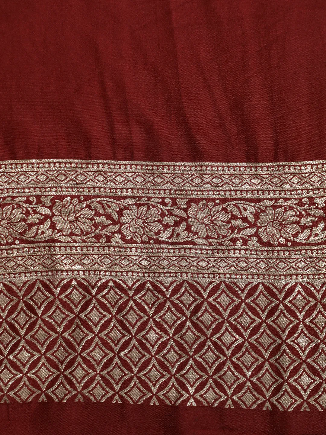 Festive Zari Woven Design Red Heavy Banarasi Saree