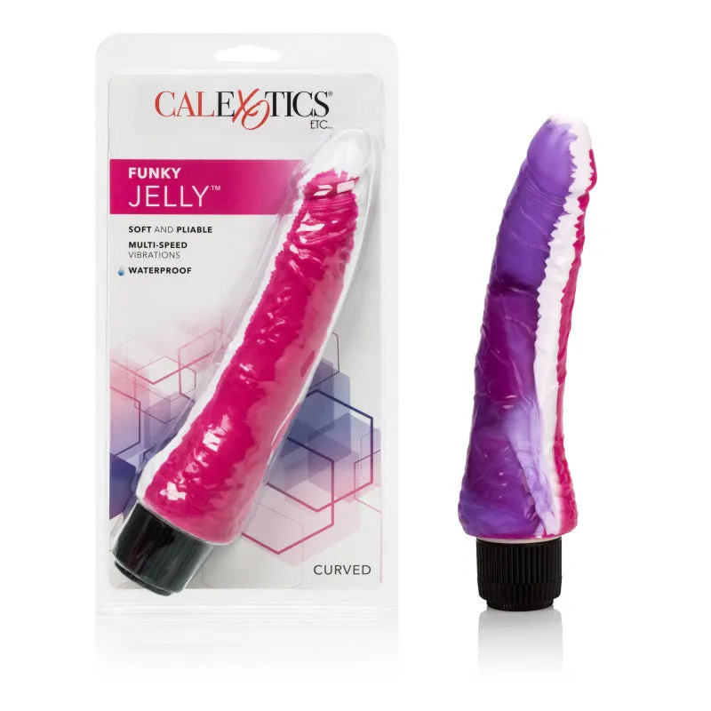 Funky Jelly Vibe 7.5in Pink and Purple