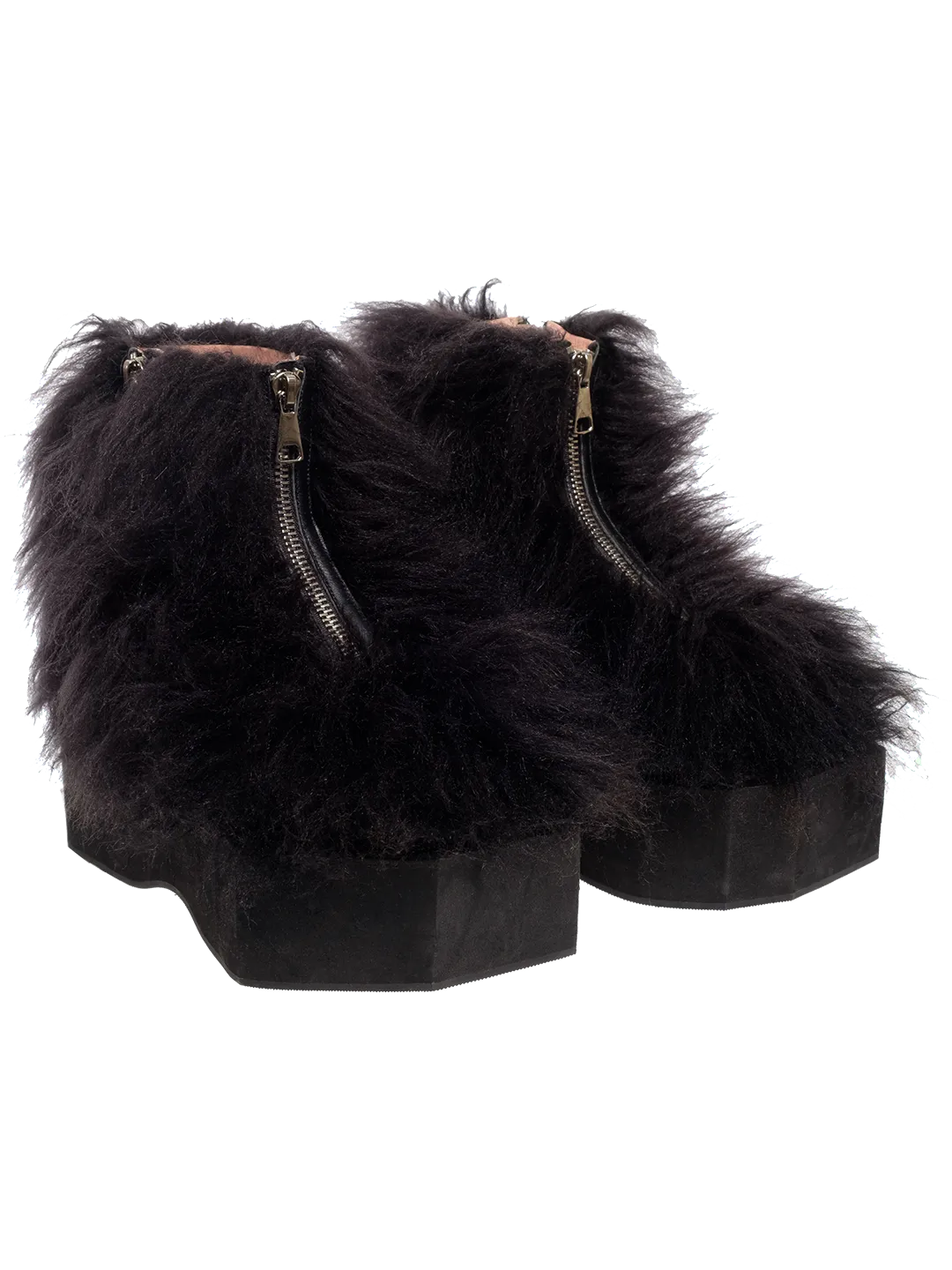 Furry Box Boots