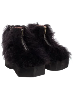 Furry Box Boots