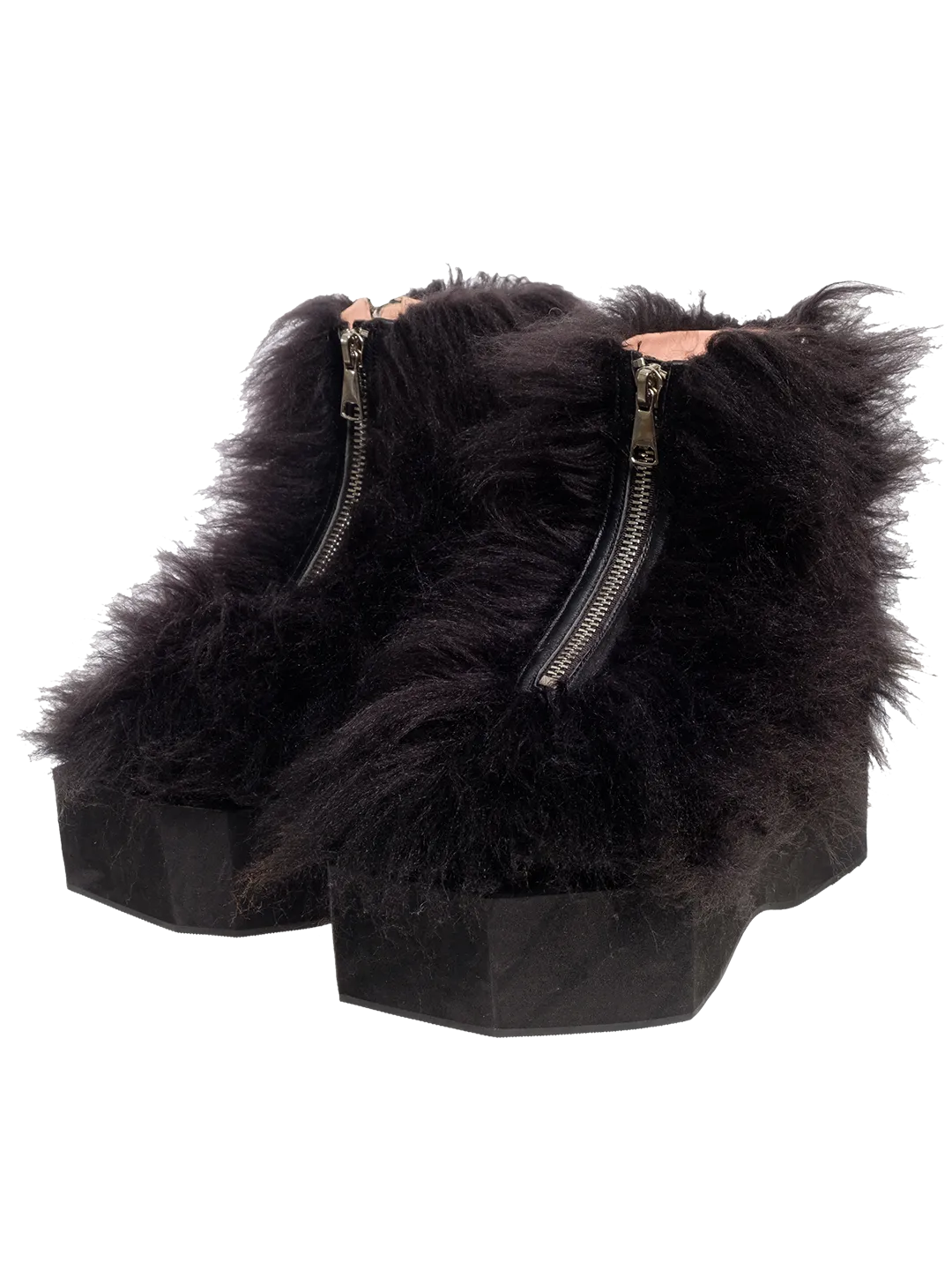 Furry Box Boots
