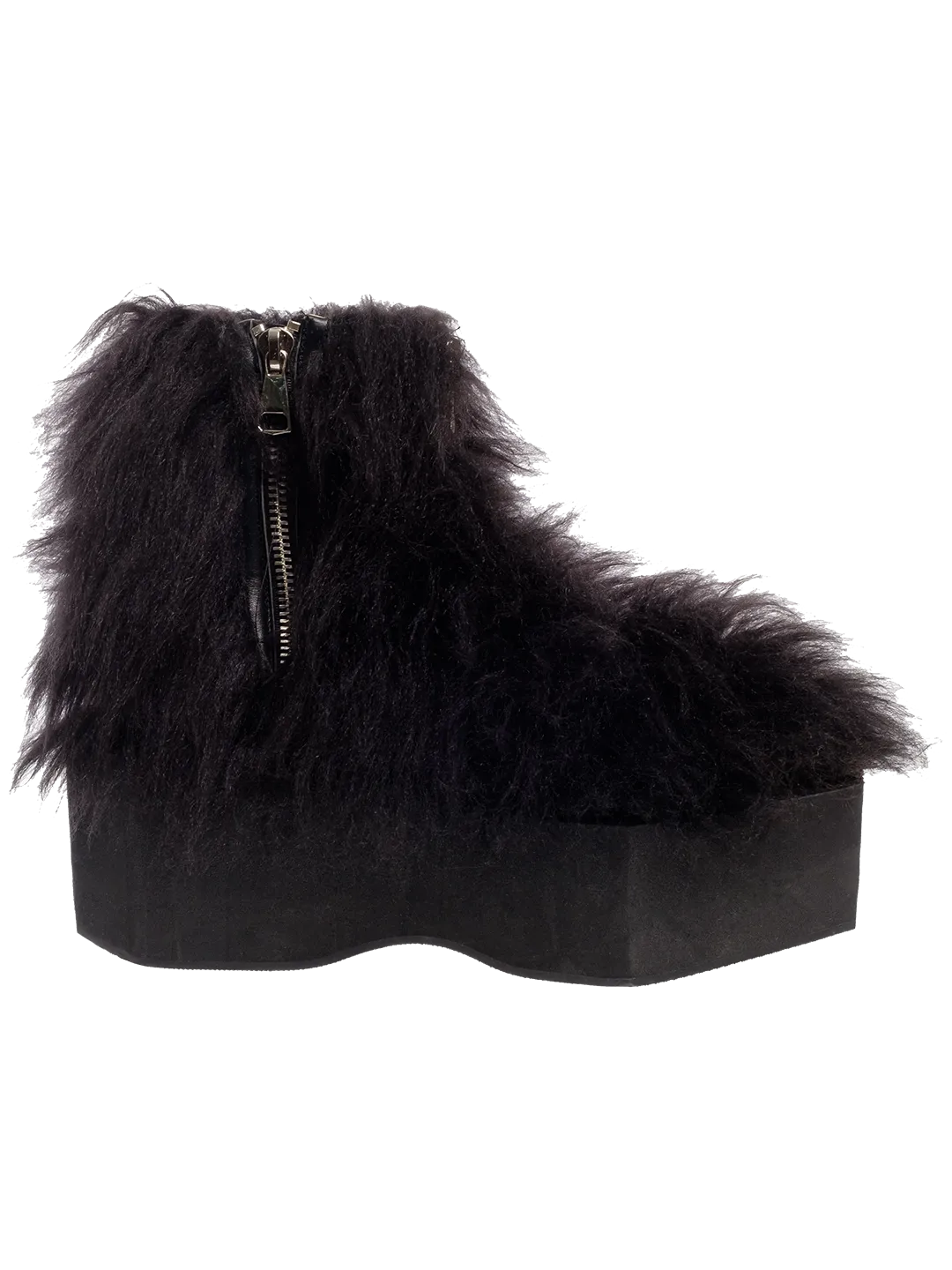 Furry Box Boots