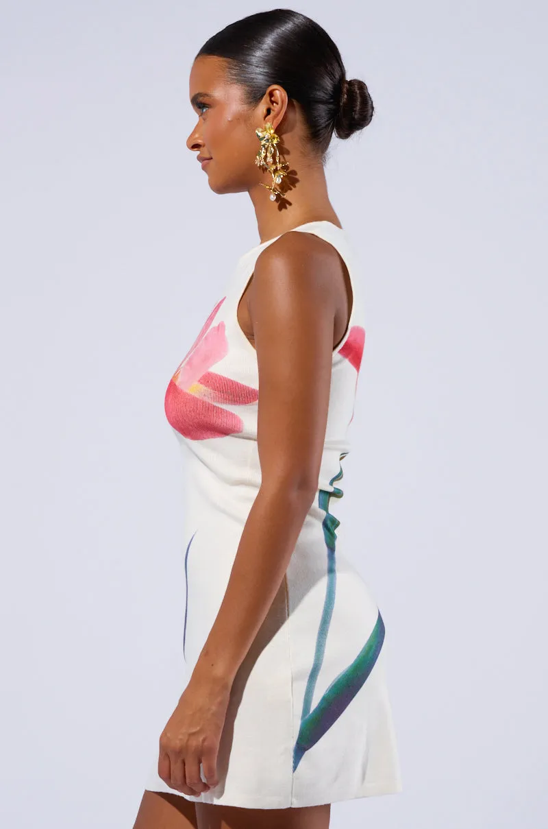 GARDEN BLOOMS MINI DRESS