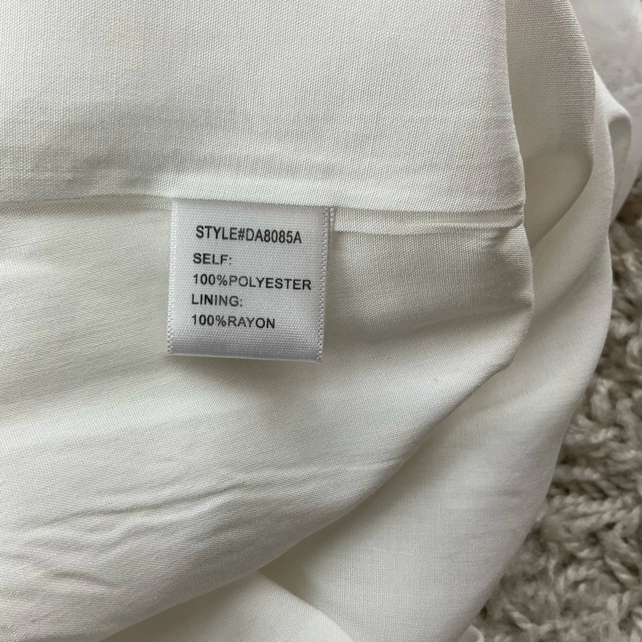 GB White Sleeveless Mini Dress Size Medium
