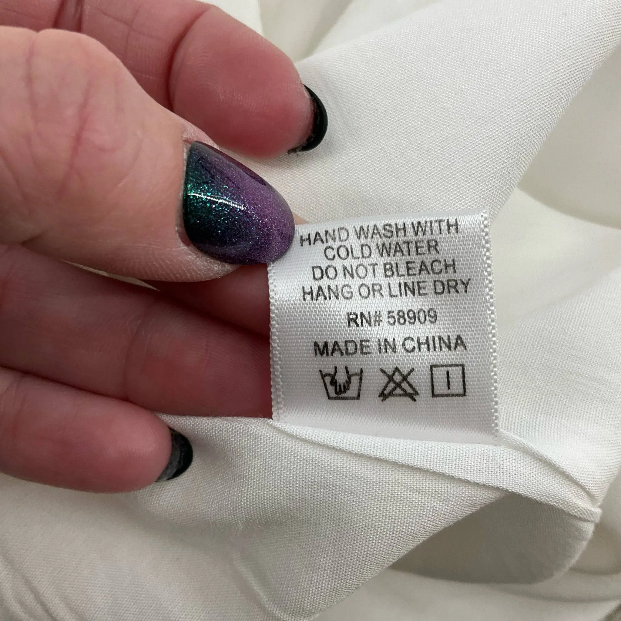 GB White Sleeveless Mini Dress Size Medium