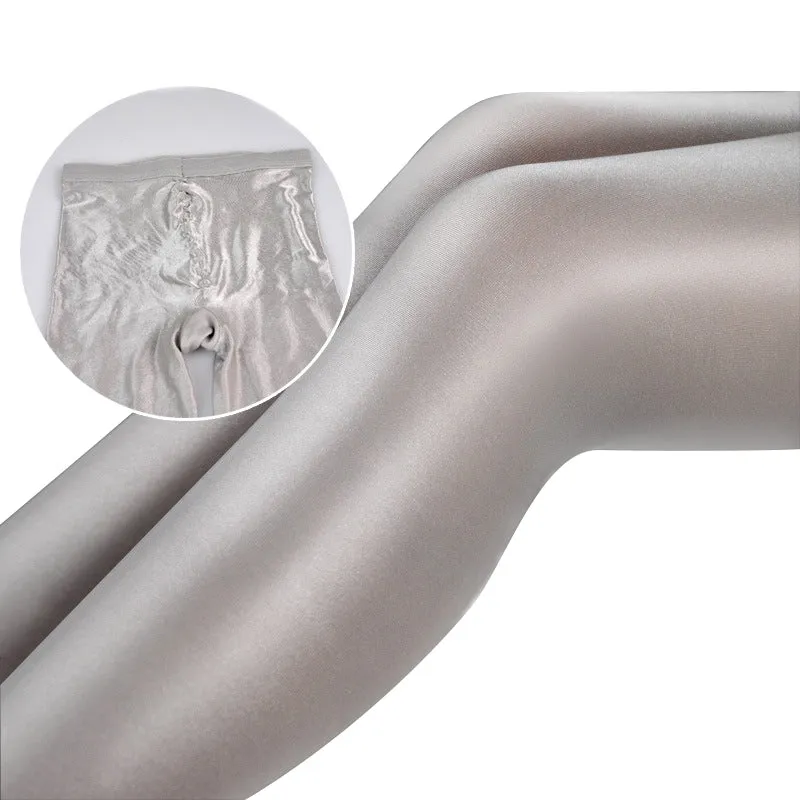 Glossiness Gold Foiled Dance Tights